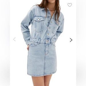 NWT mango denim shirt dress